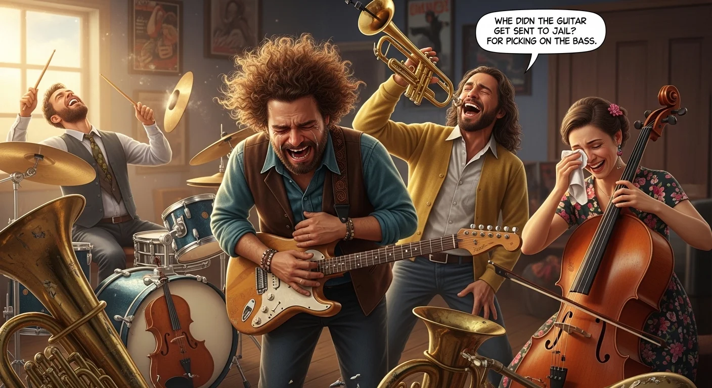 Caption-Ready Instrument Jokes 📱
