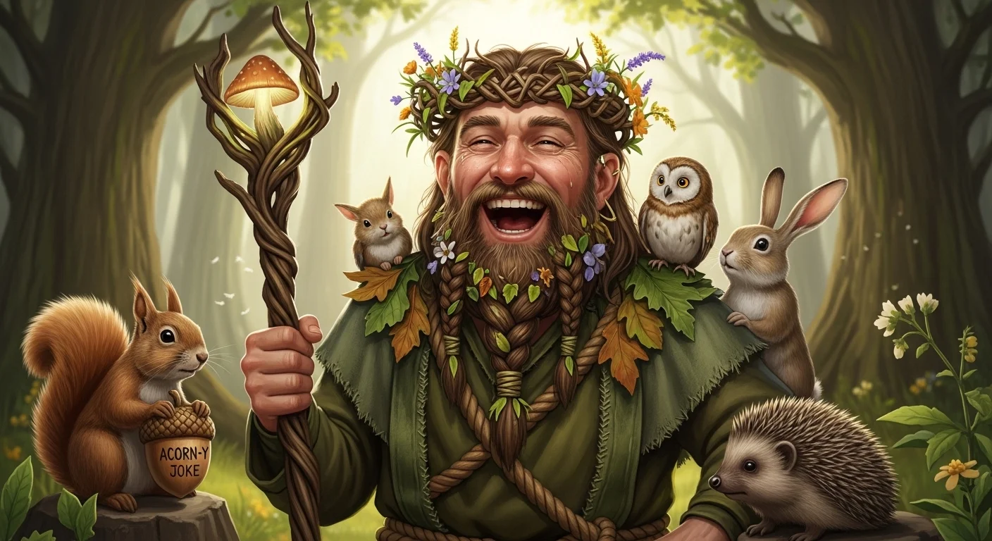 Caption-Worthy Druid Puns 📱