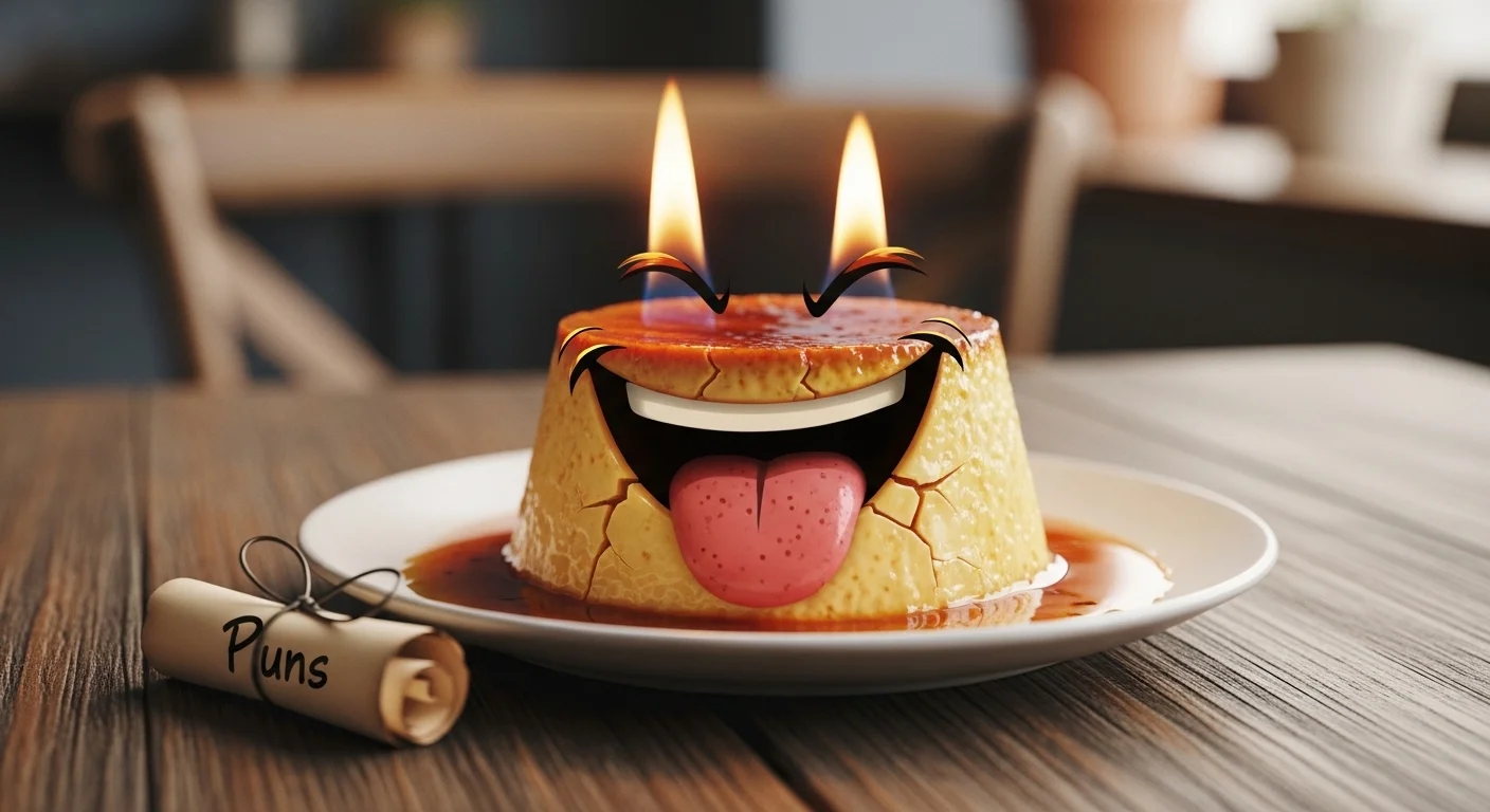Classic Crème Brûlée Puns 🍮😂