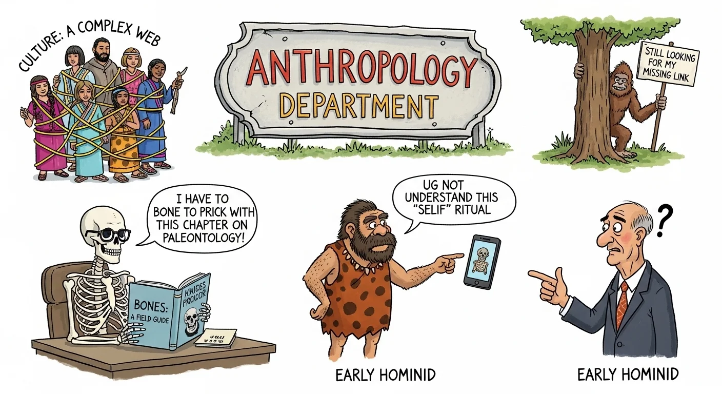 Clever Wordplay Anthropology Jokes 🧠🦴