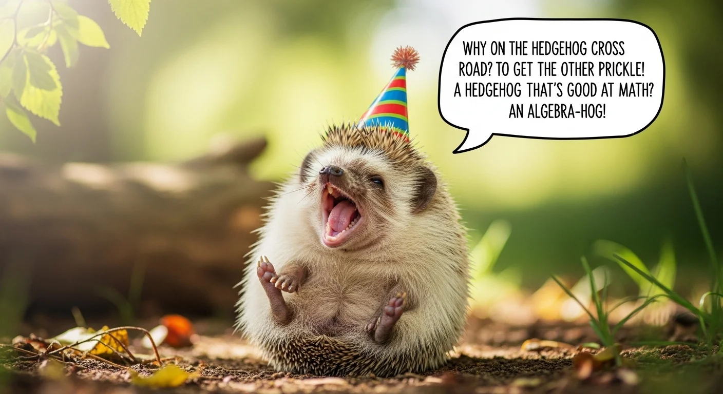 Cozy Hedgehog Puns 🌙