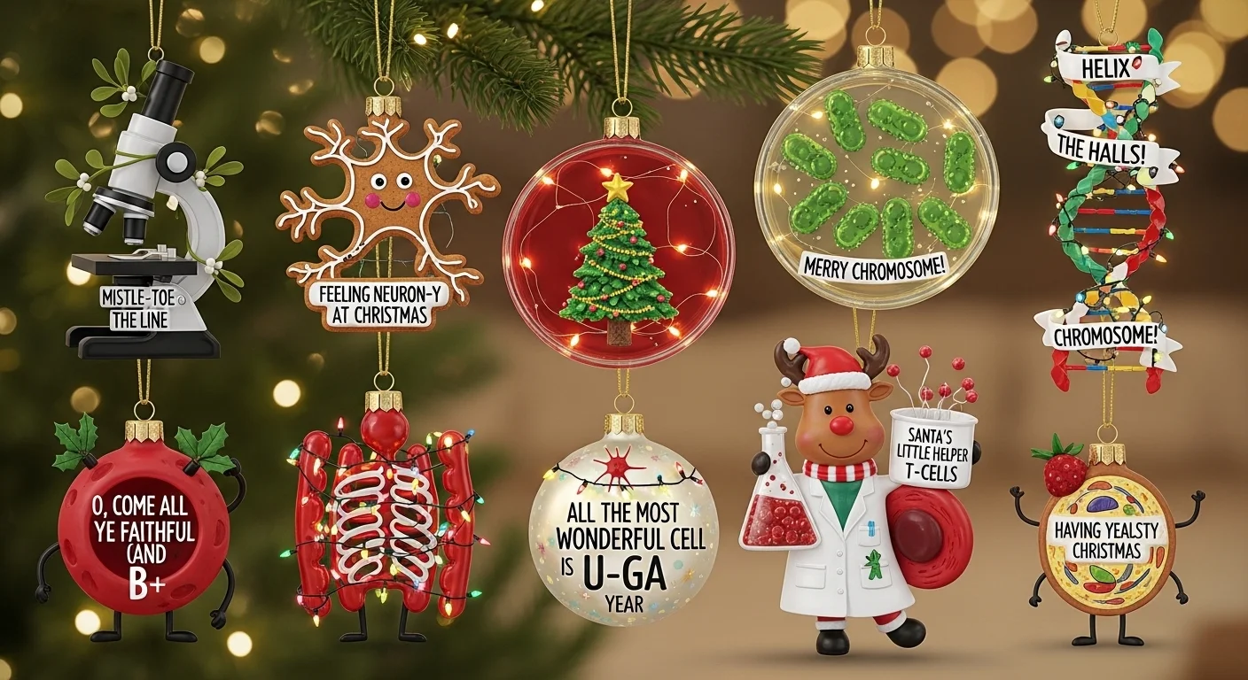 Funny Biology Christmas Puns 😂🎄