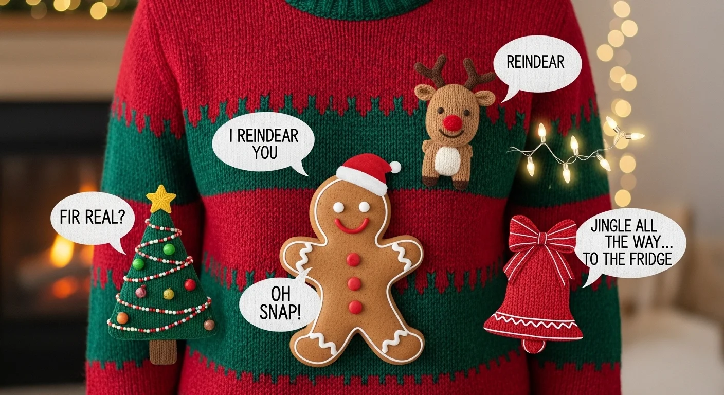 Funny Christmas Sweater Puns 😂🧶