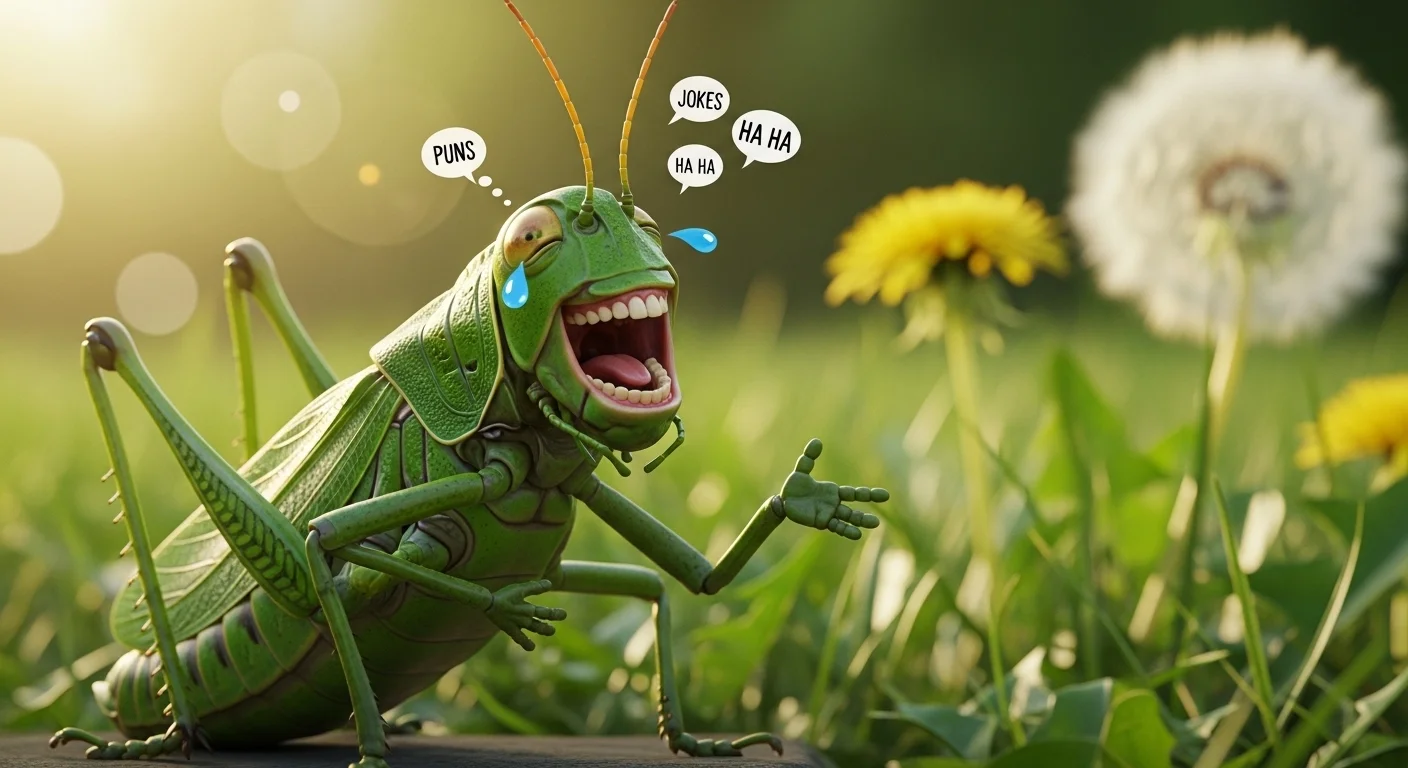 Funny Grasshopper Puns 😂