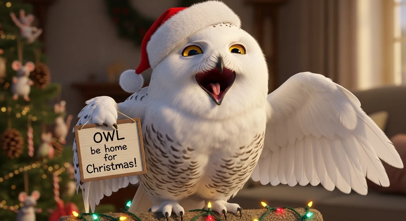 Funny Owl Christmas Puns 😂🦉