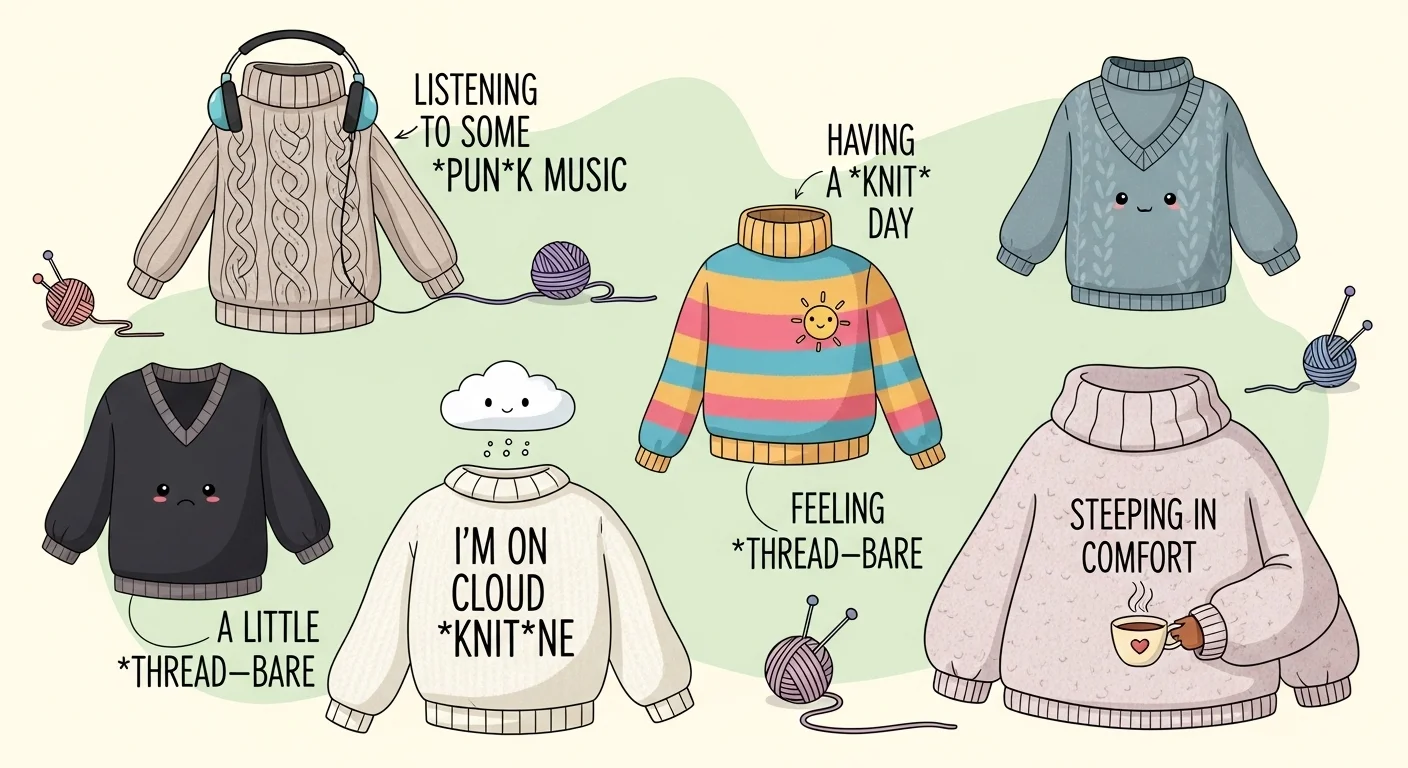 Funny Sweater Puns 😂🧶