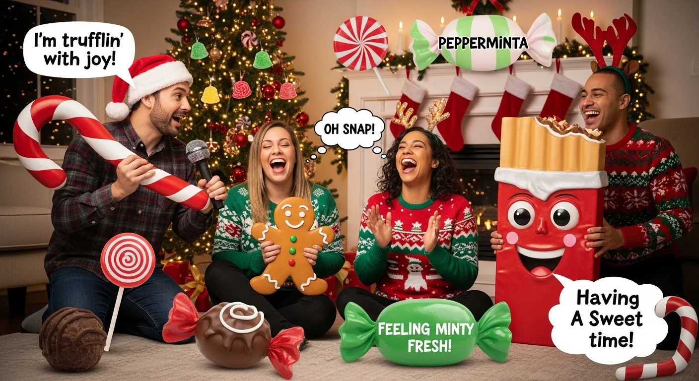 Kids-Friendly Christmas Candy Puns 🧸🍬