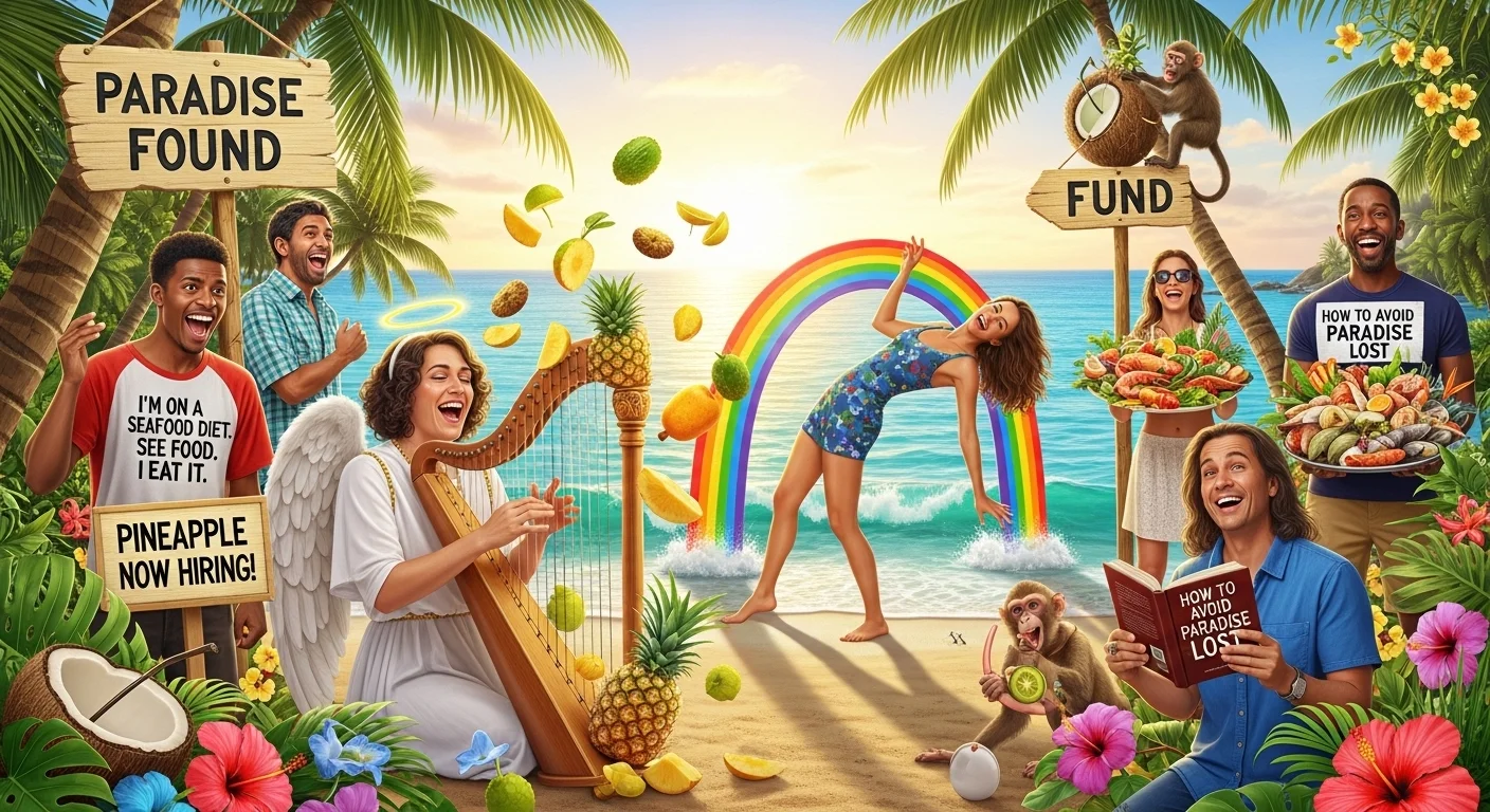 Relatable Everyday Paradise Puns 😄
