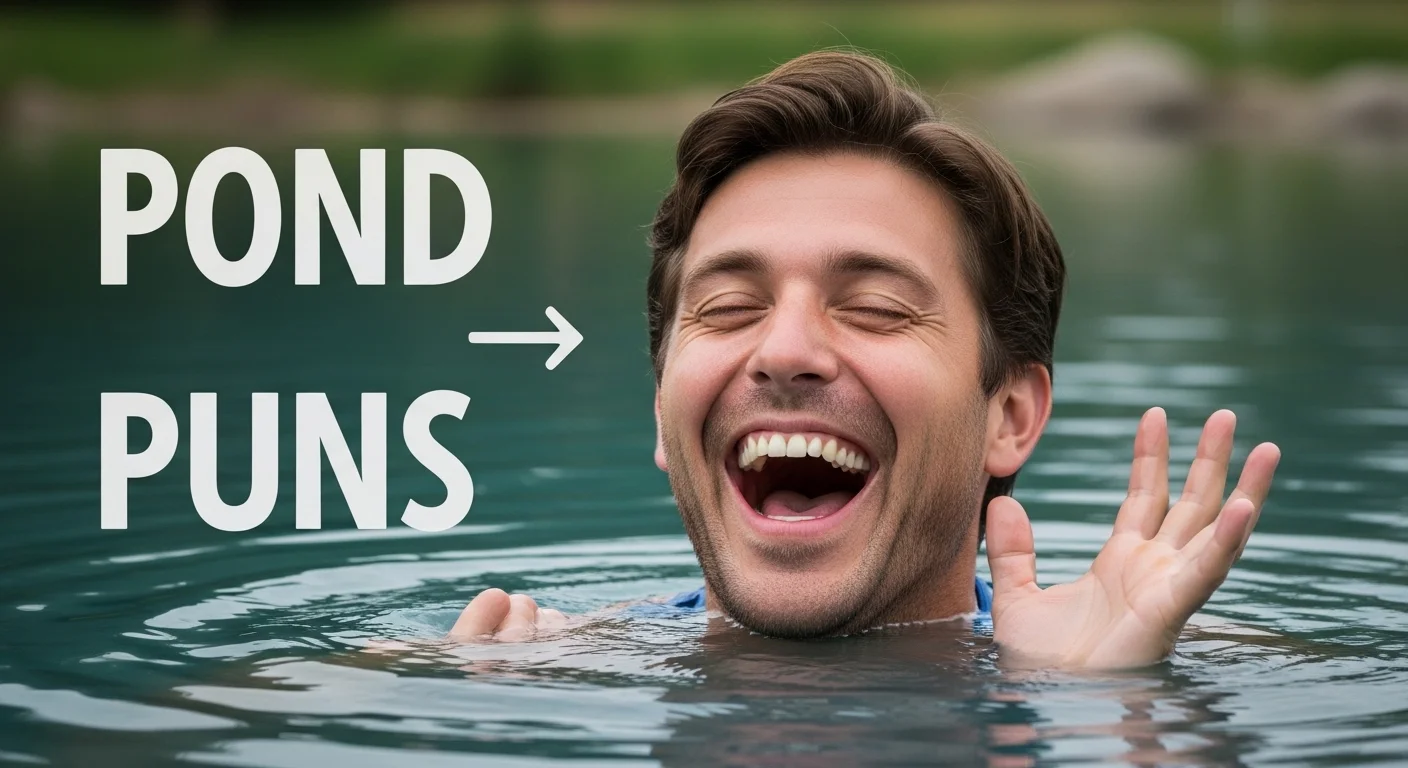 Relatable Everyday Pond Puns 😄