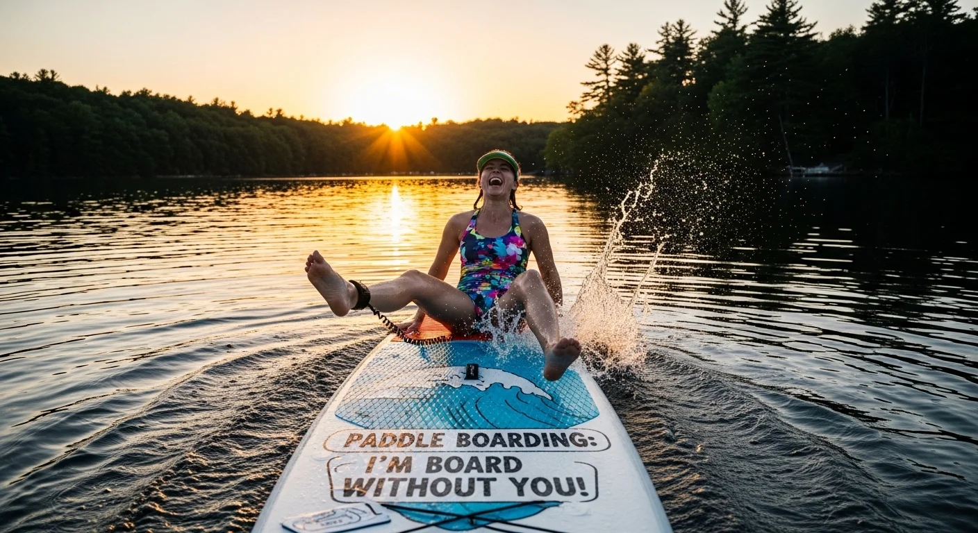 Short One-Liner Paddleboarding Puns ⚡