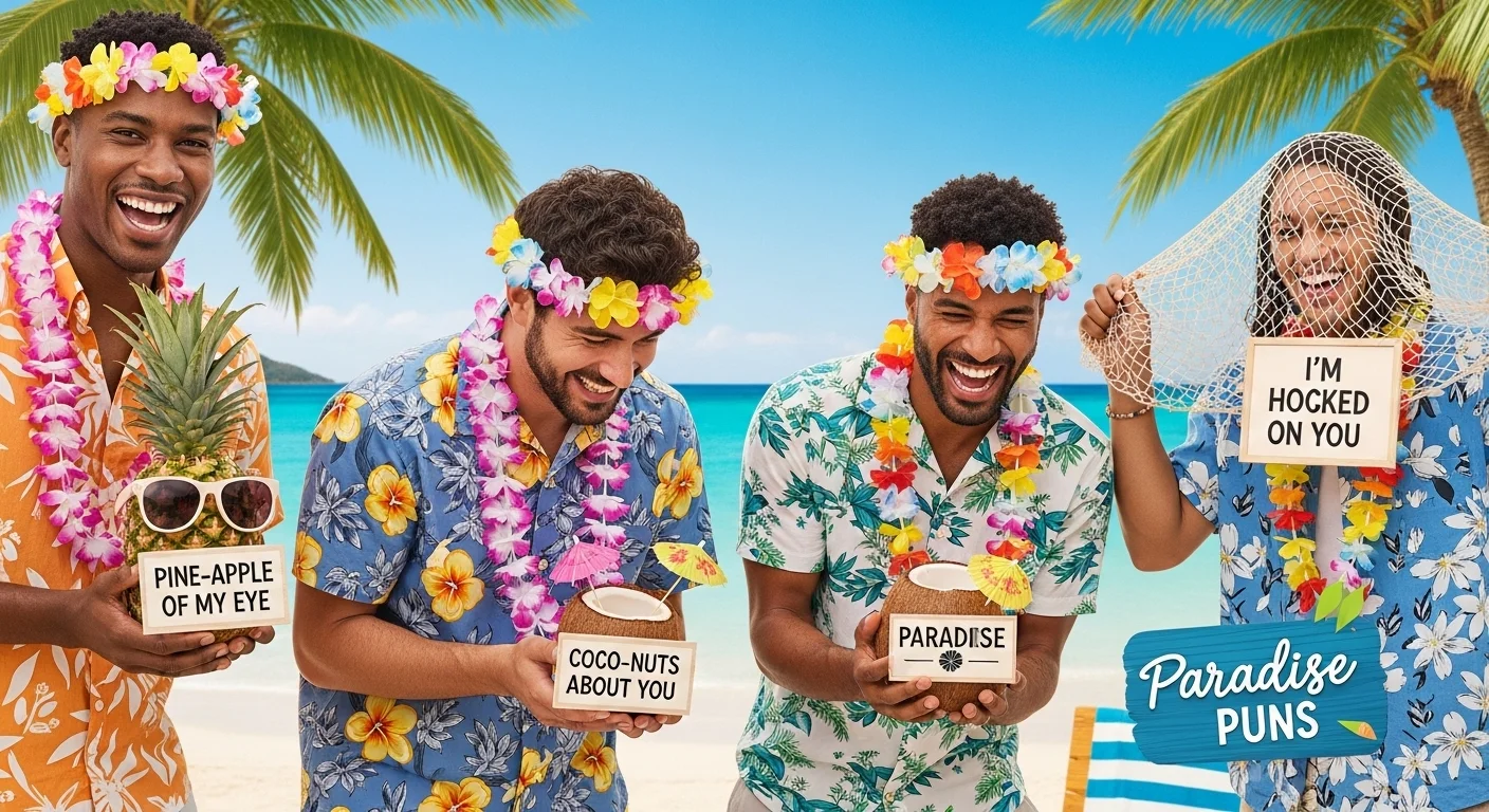 Tropical Paradise Puns 🌴😂