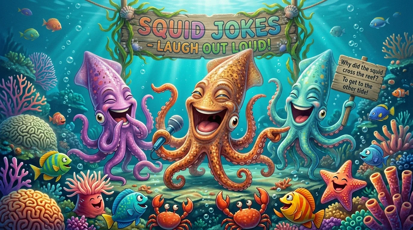 Cute Squid Jokes 💙