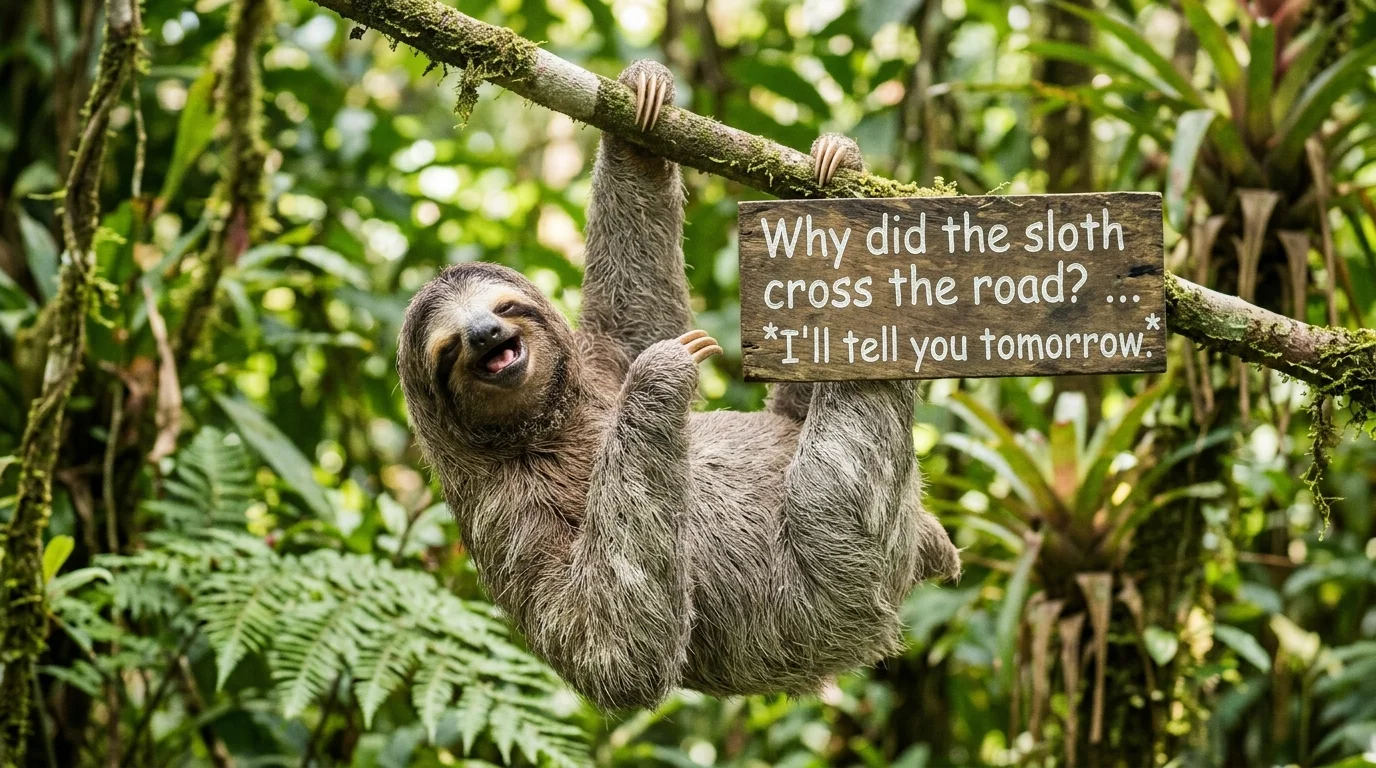 Funny Sloth Jokes 😂