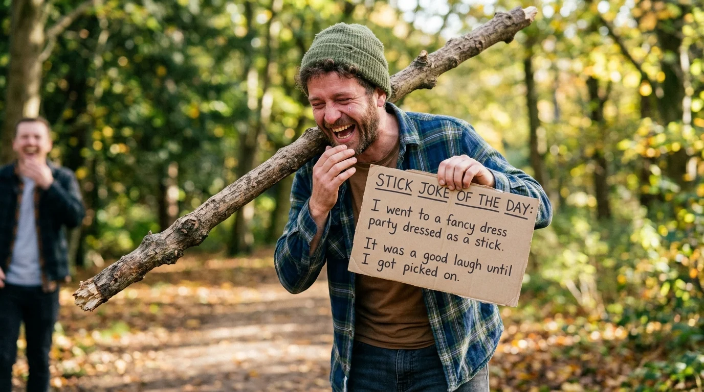Nature-Themed Stick Jokes 🌲