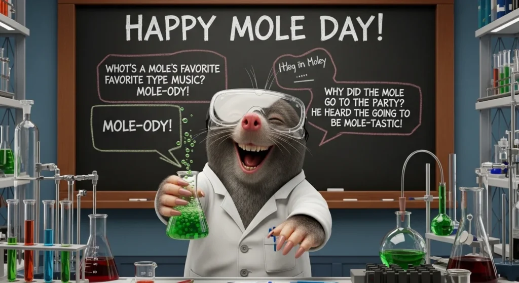 Mole Day Puns
