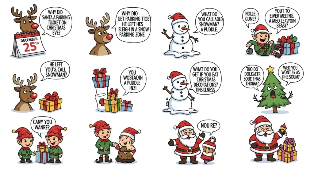 cartoon christmas jokes