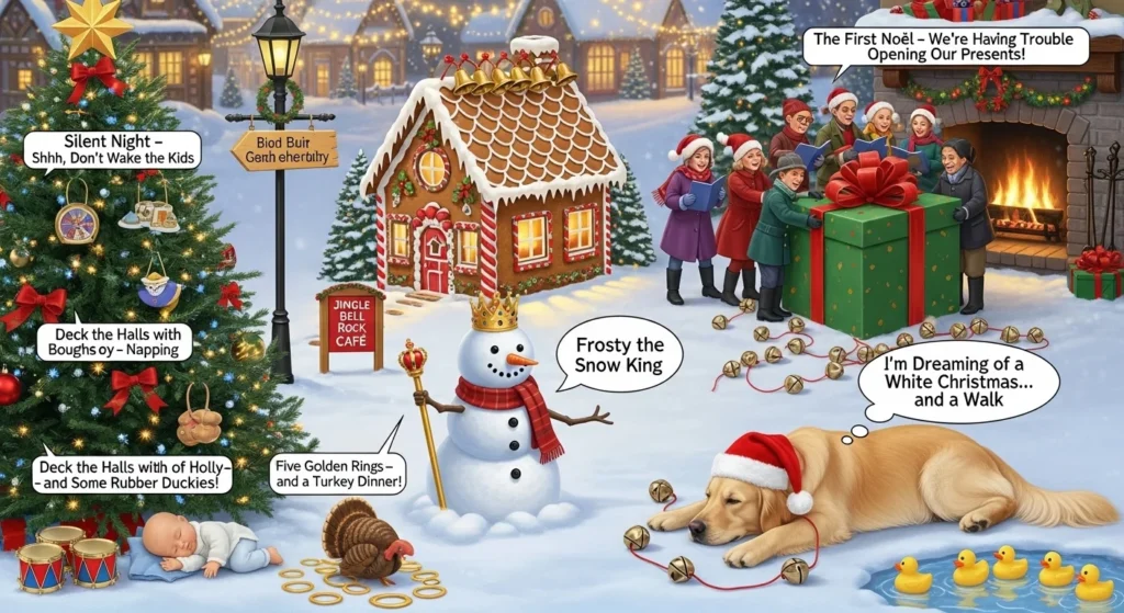 christmas carol puns