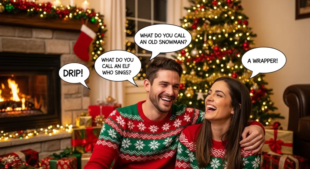 christmas couple puns