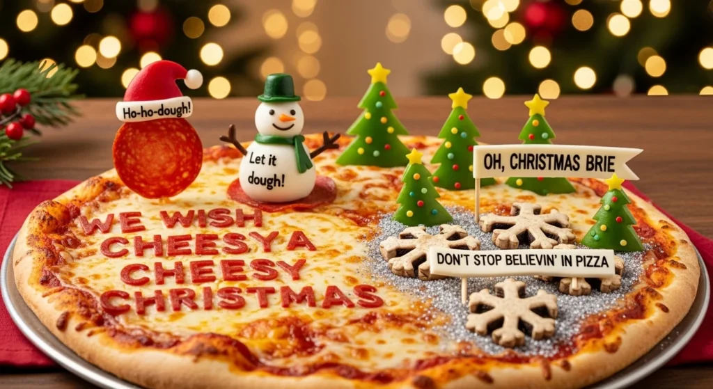 christmas pizza puns